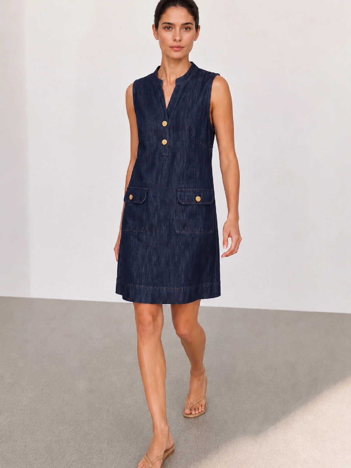 Penaut Indigo Short Dress