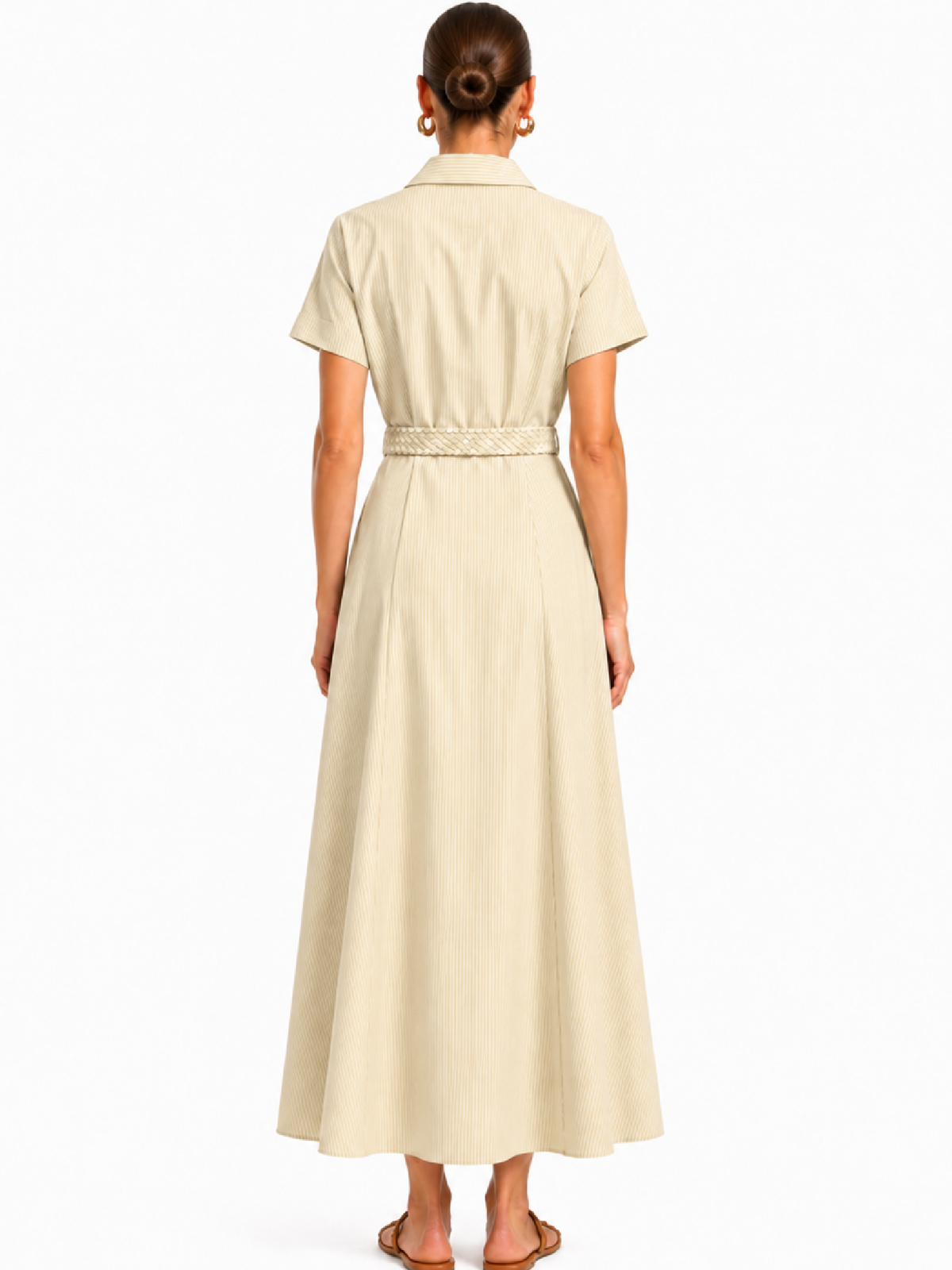 Poesía Long Sand Dress