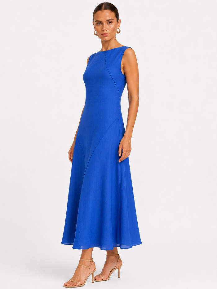 Alanis Blue Long Dress