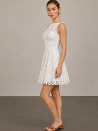 White Marie Short Dress