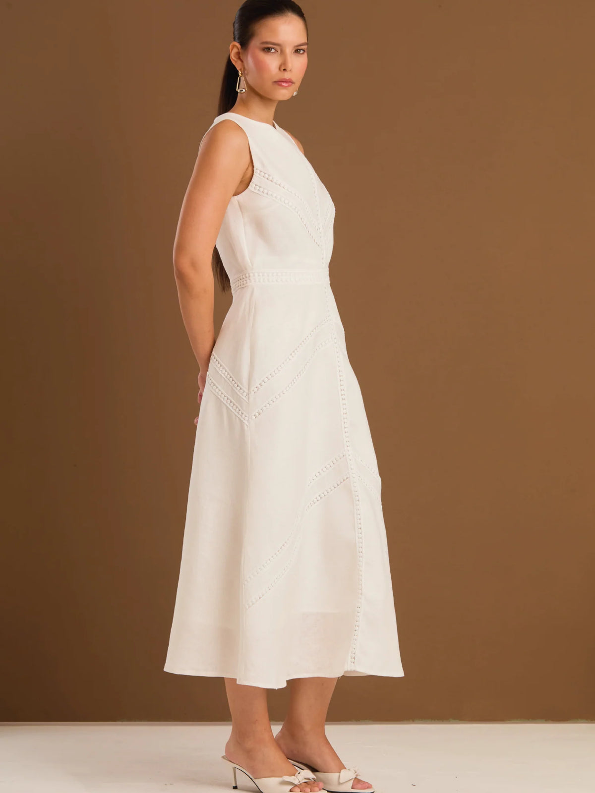 Miho White Maxi Dress