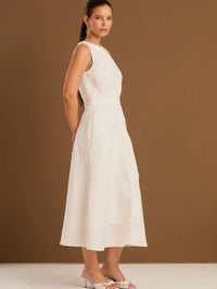 Miho White Maxi Dress