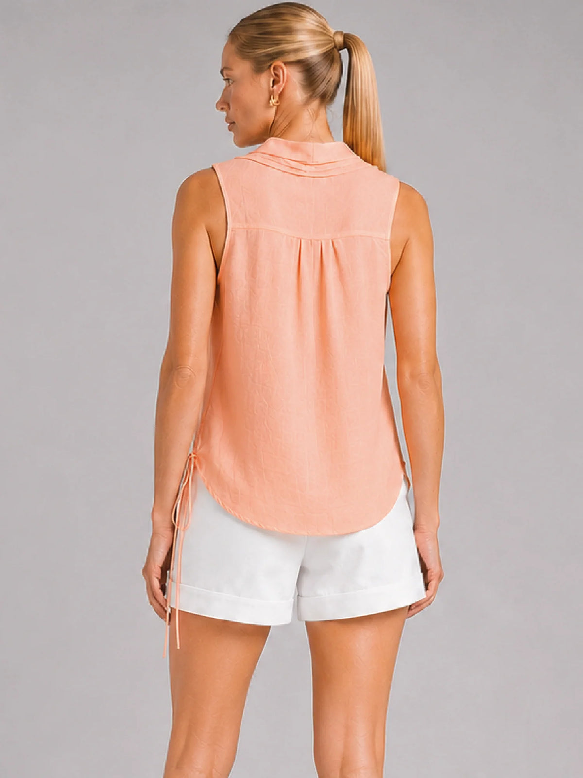 Zaid Peach Blouse