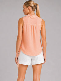 Zaid Peach Blouse
