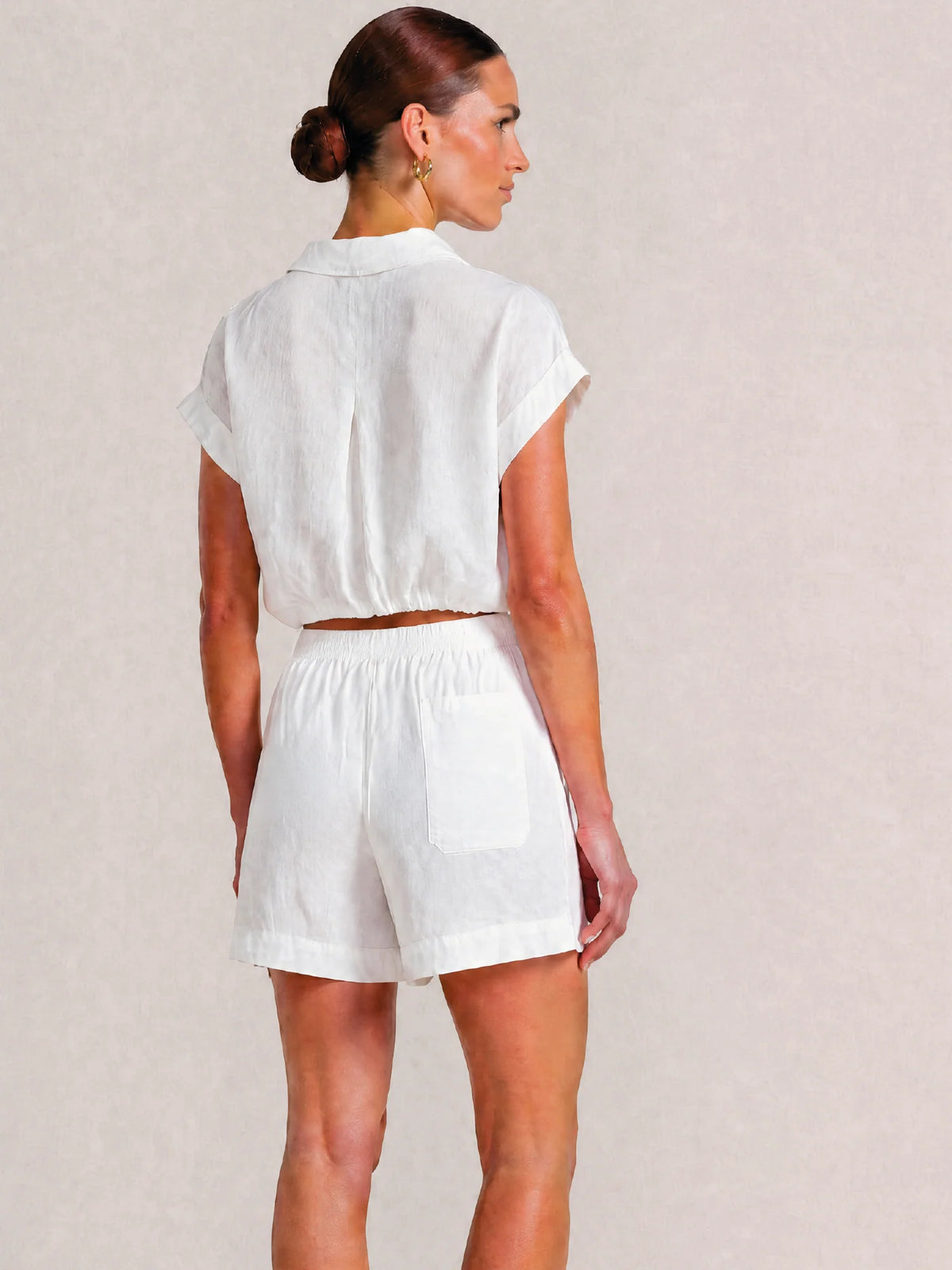 Vespera White Blouse