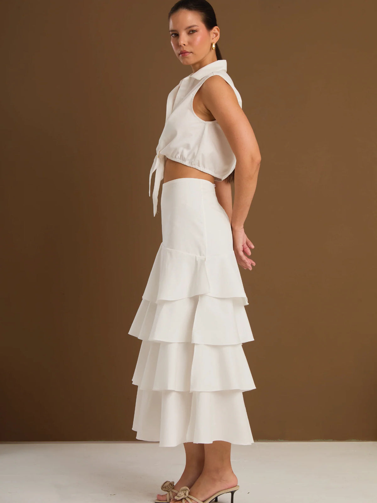 Perugia White Skirt