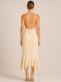 Tajisha Vanilla Maxi Dress