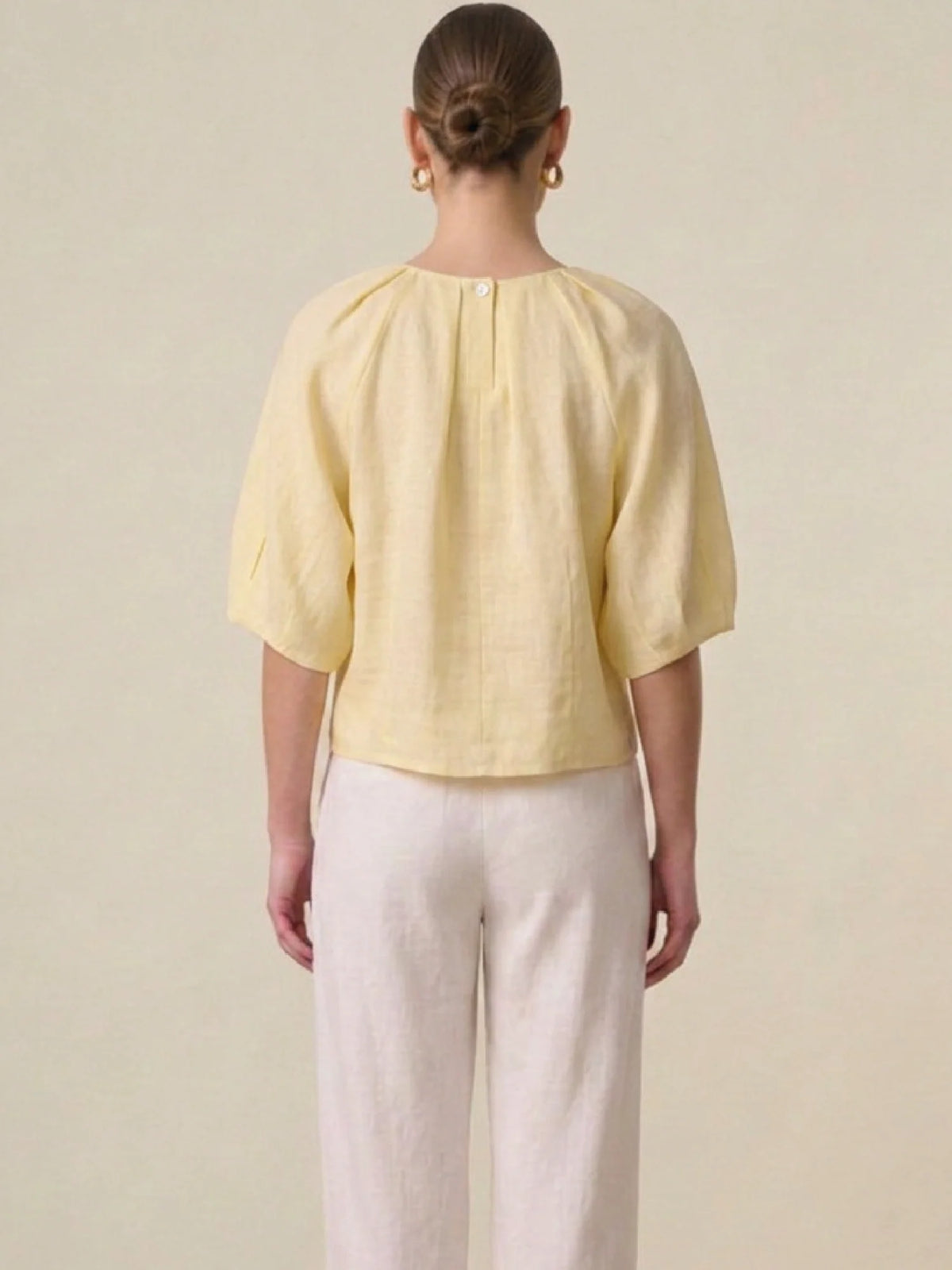 Marble Yellow Blouse