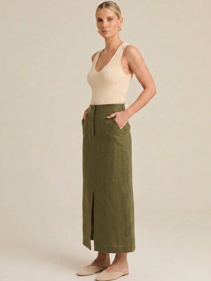 Namibia Olive Skirt