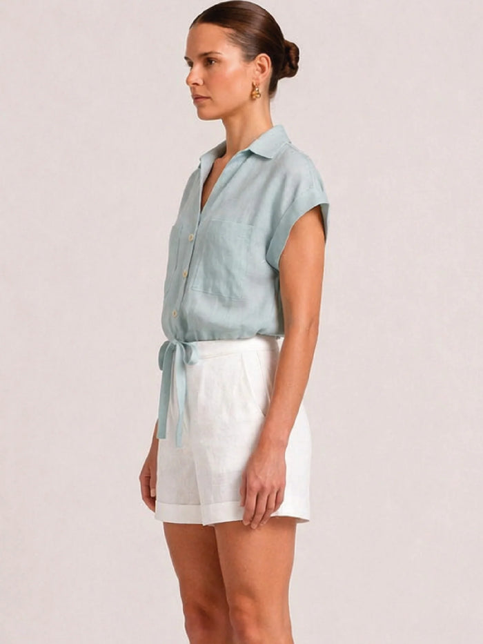 Vespera Aqua Blouse