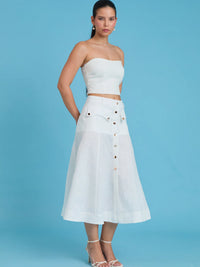 Bosnia White Skirt
