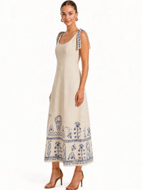 Ursula White Long Dress