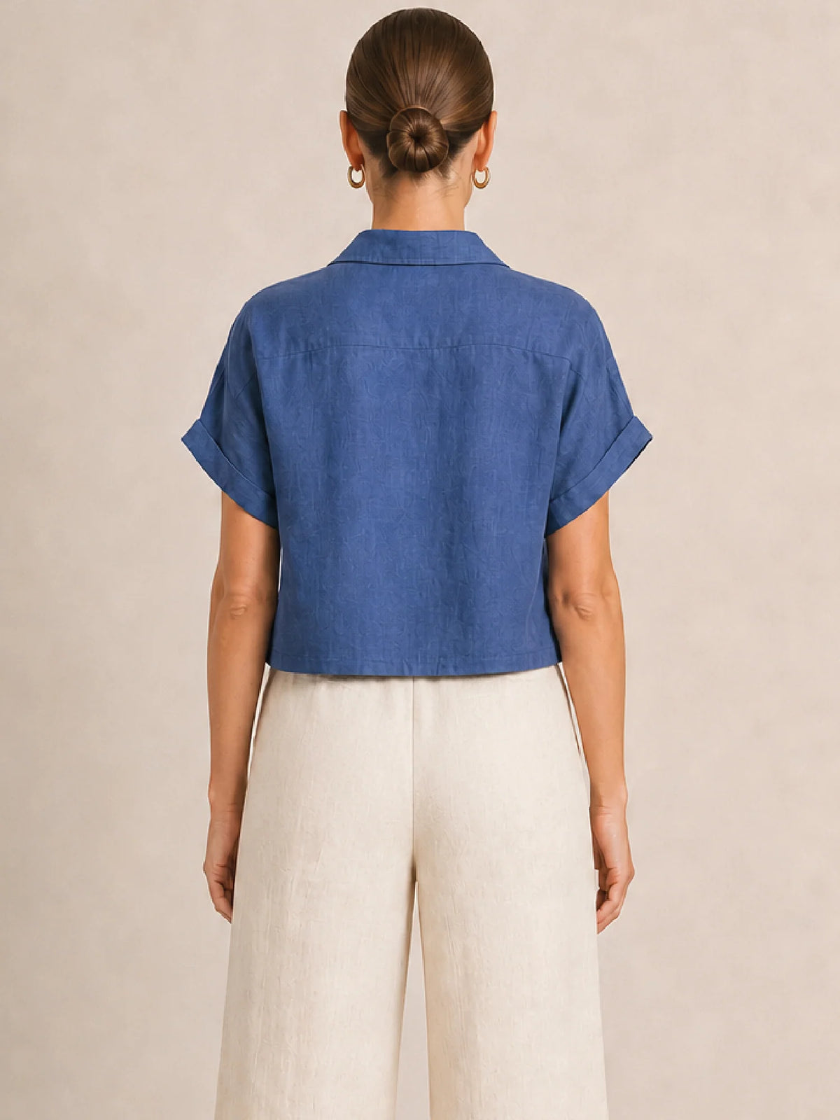 Milonga Navy Blouse