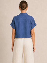 Milonga Navy Blouse