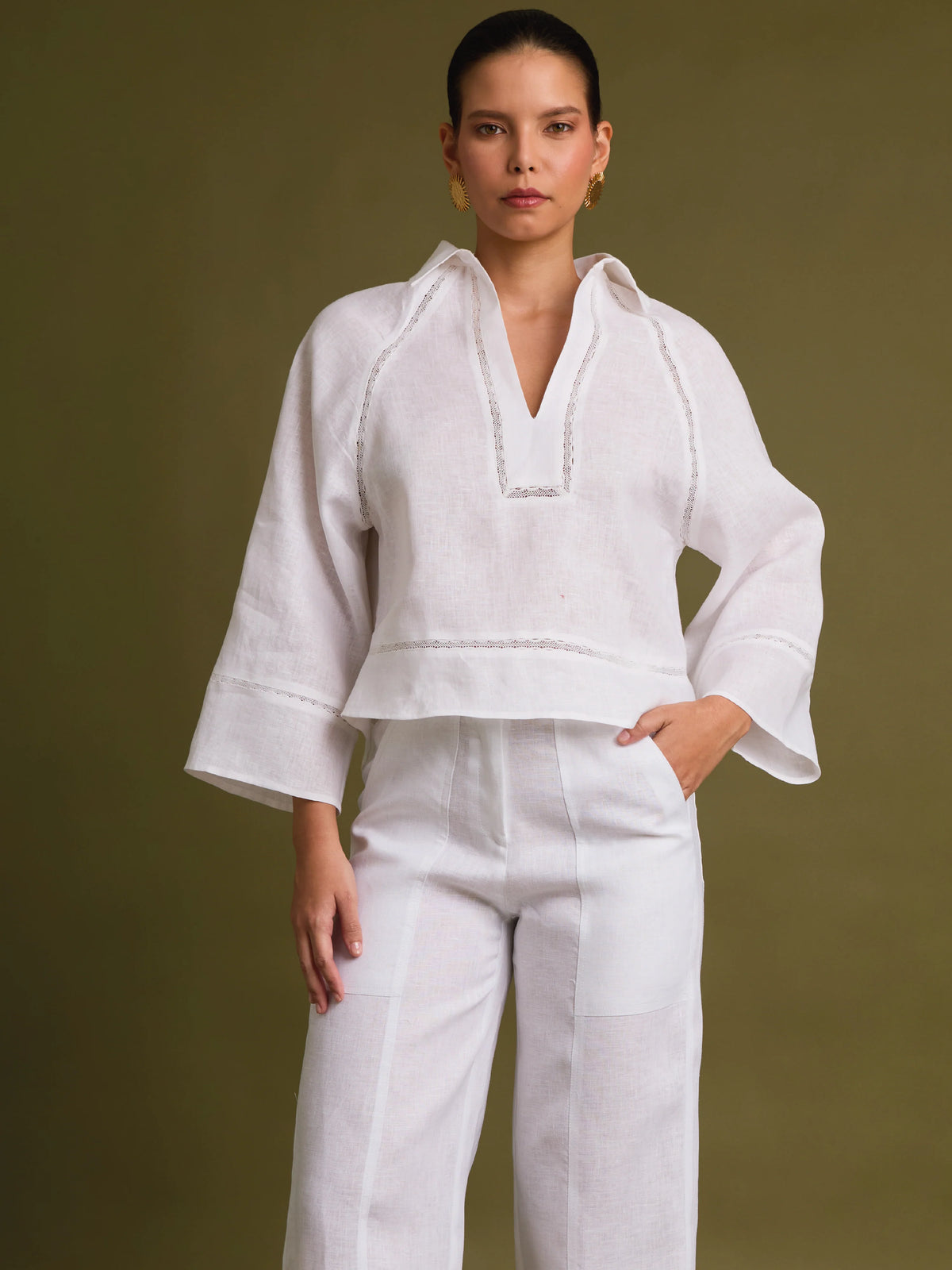 Asmara White Blouse