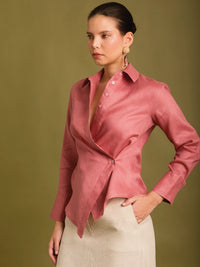 Elvira Baby Coral Blouse