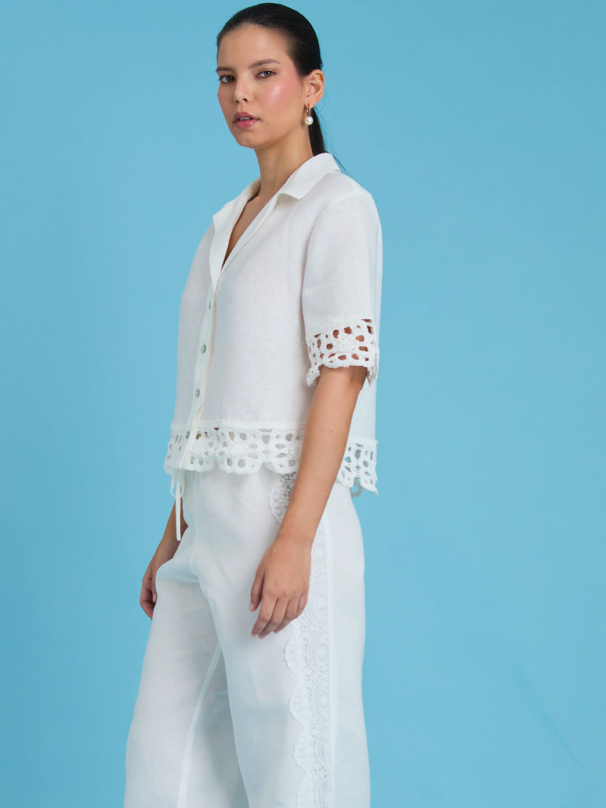 Ginebra White Blouse