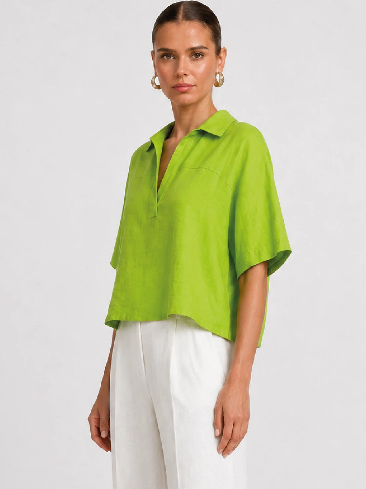 Lidoria Green Blouse