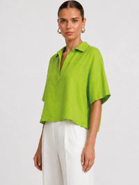 Lidoria Green Blouse