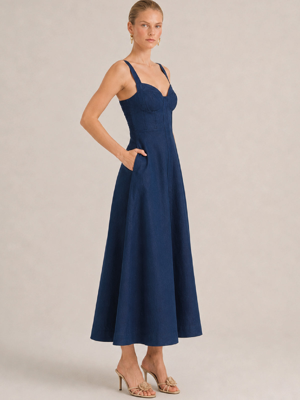 Jaipur Navy Long Dress