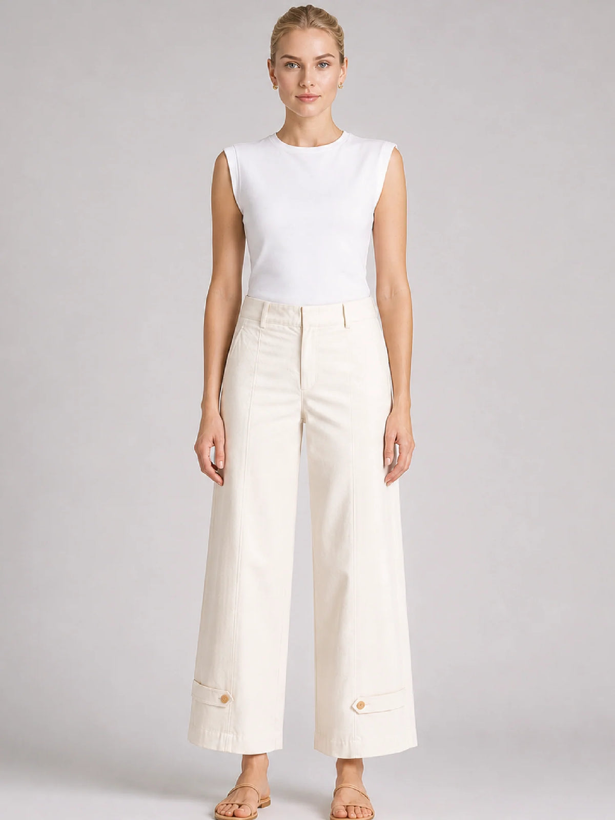 Adriano Ivory Pants