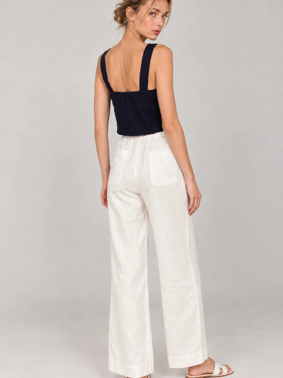 Maura White Pants