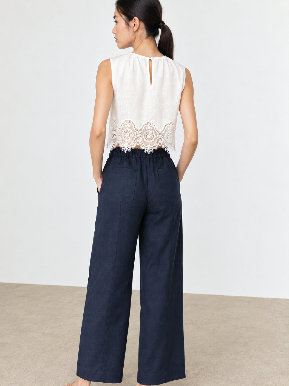 Maura Navy Pants