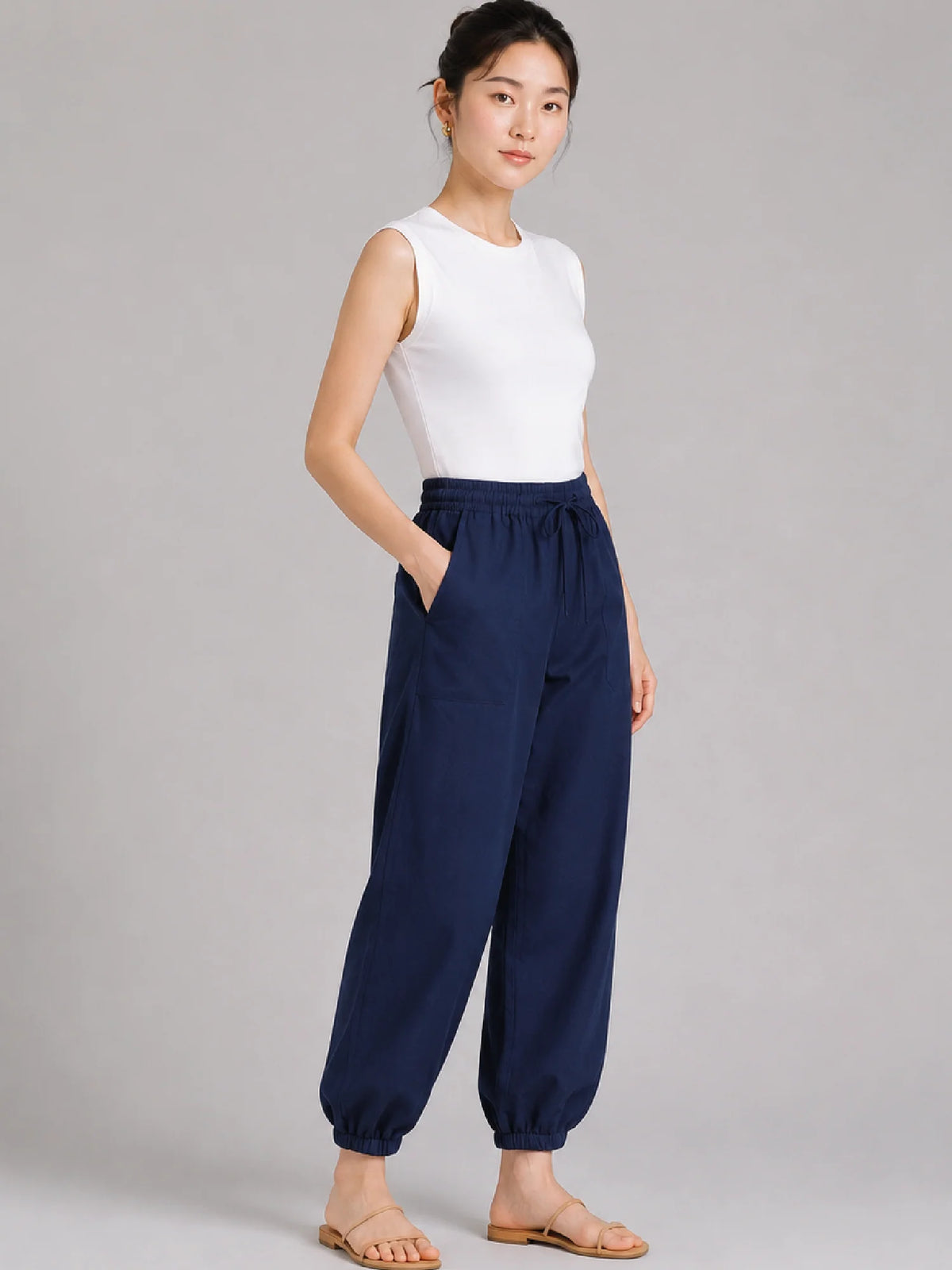 Erena Navy Pants
