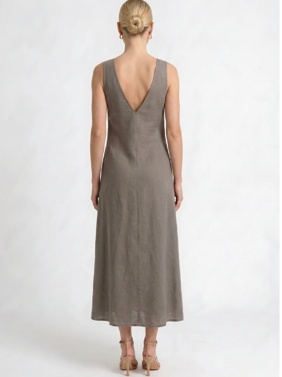 Darnella Taupe Maxi Dress