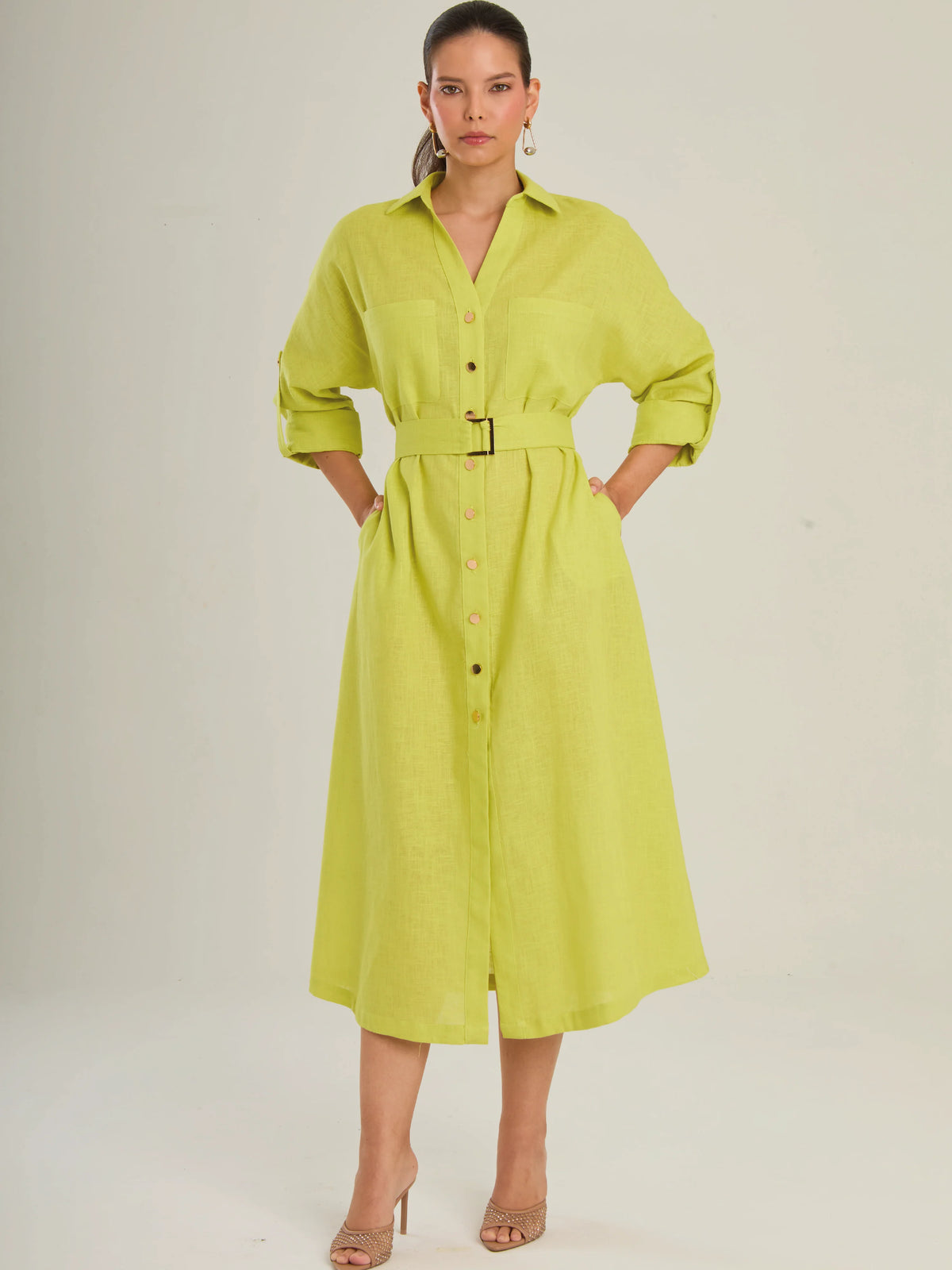 Janna Lime Dress
