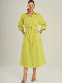 Janna Lime Dress