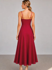 Red Lotus Long Dress