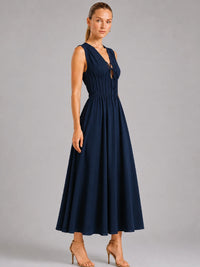 Alcala Navy Maxi Dress