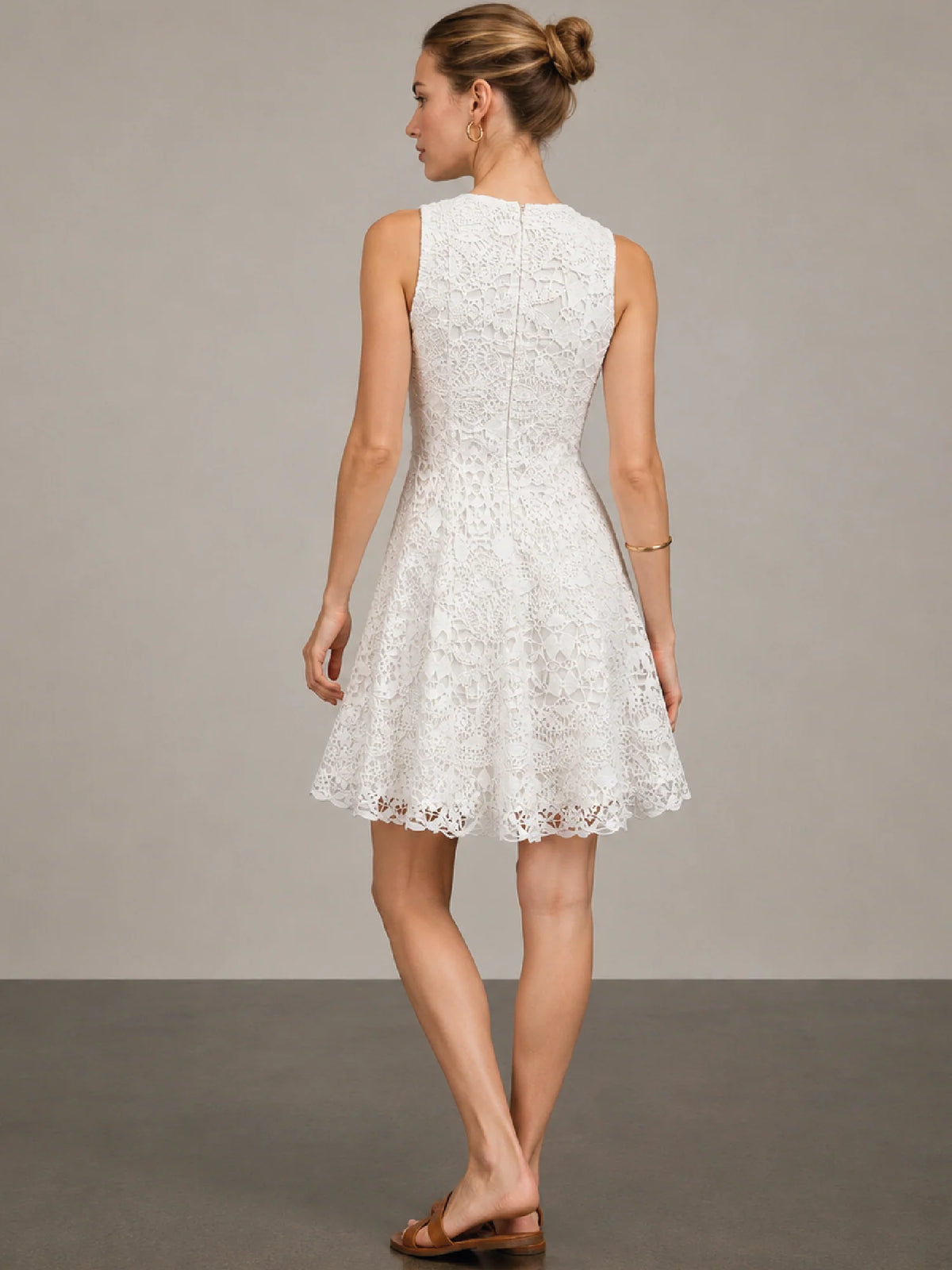 White Marie Short Dress