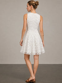 White Marie Short Dress