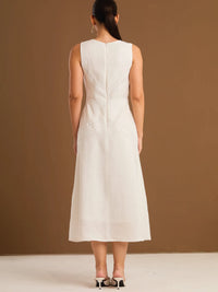 Miho White Maxi Dress