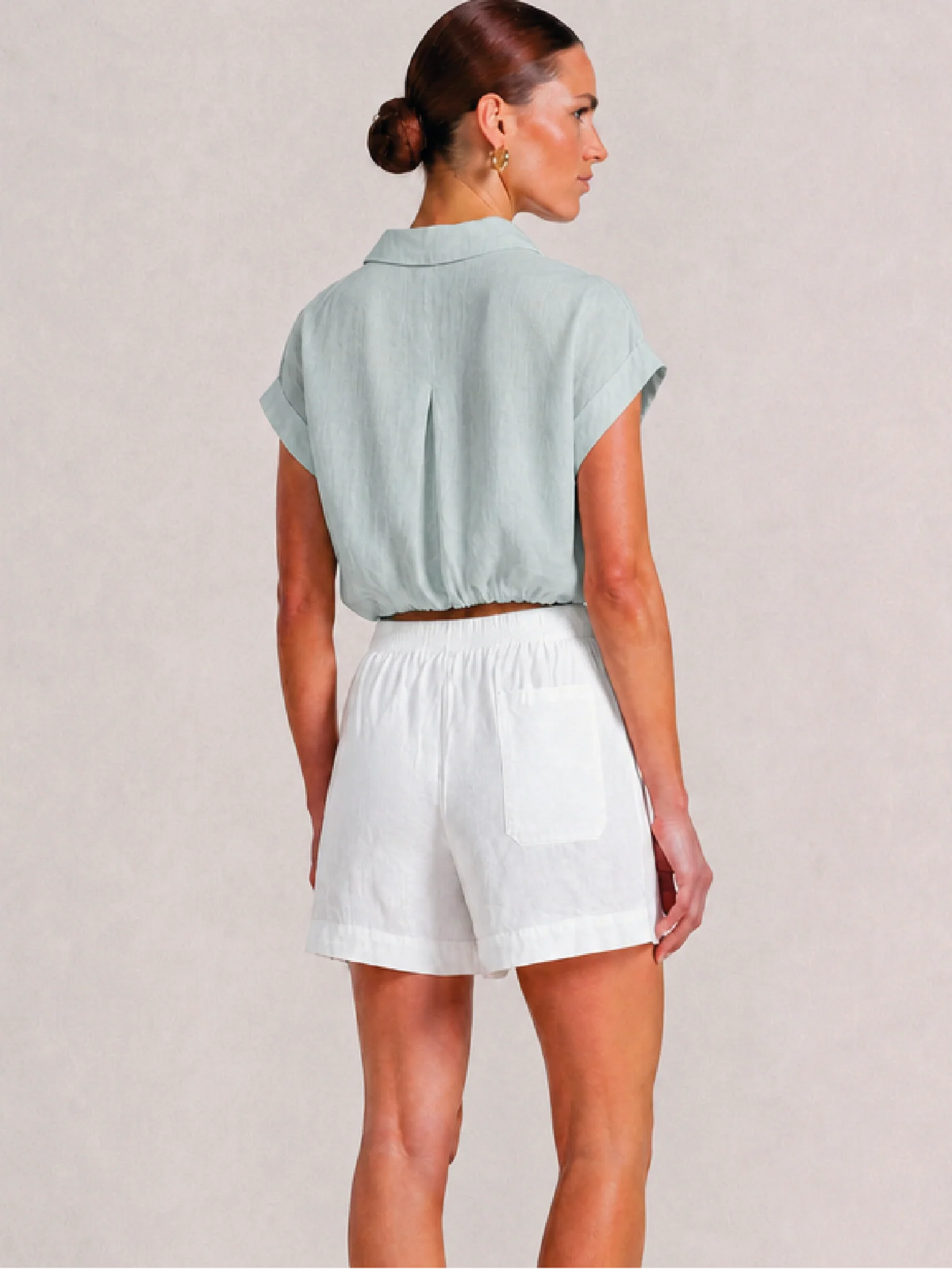Vespera Aqua Blouse