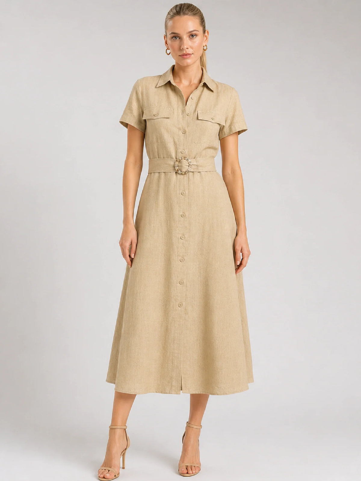 Velarys Sand Maxi Dress