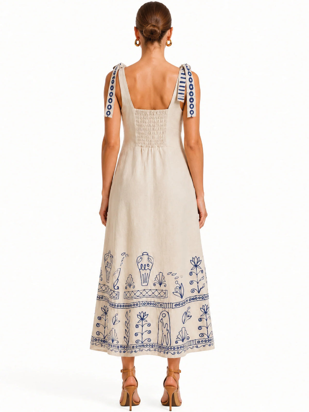 Ursula White Long Dress