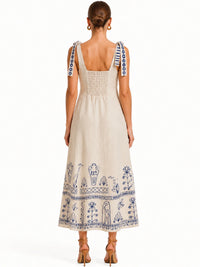 Ursula White Long Dress