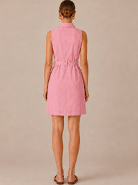 Cosmea Coral Short Dress