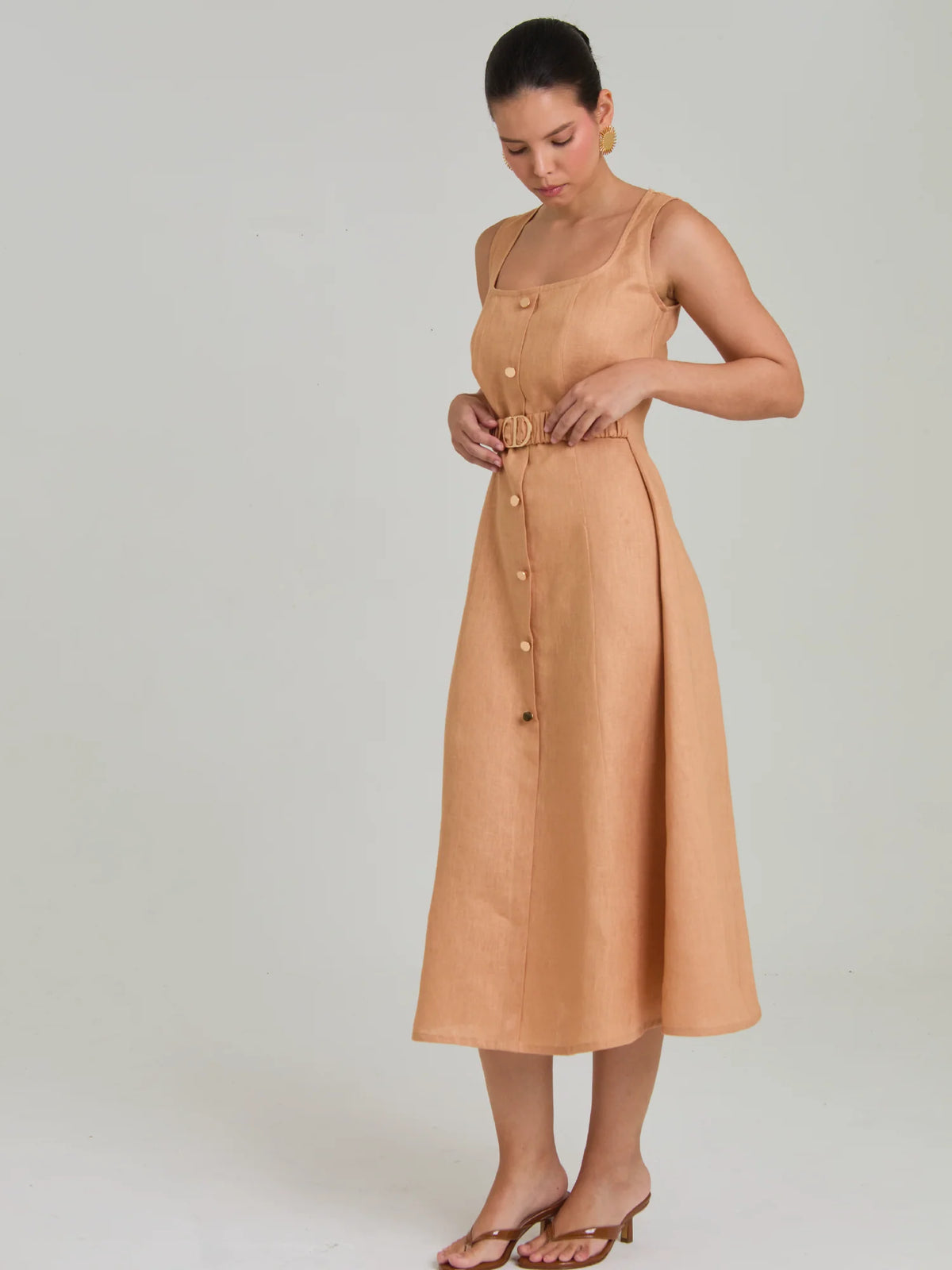 Provence Camel Dress