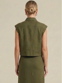 Namibia Olive Blouse