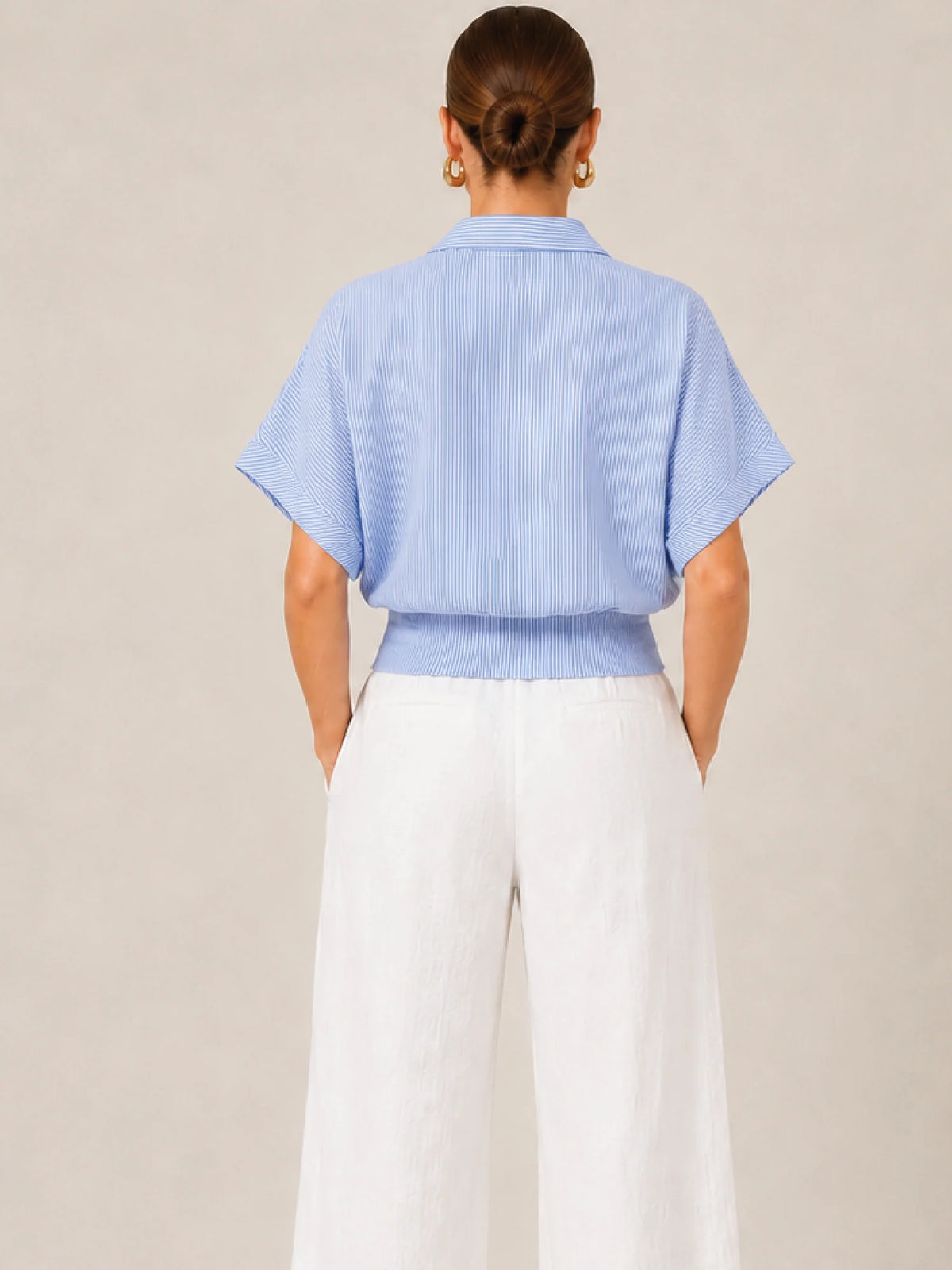 Idalina Blue Blouse