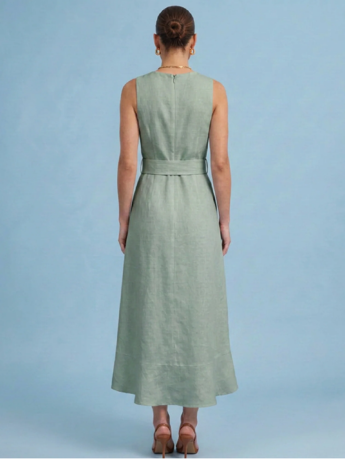 Oriana Green Dress
