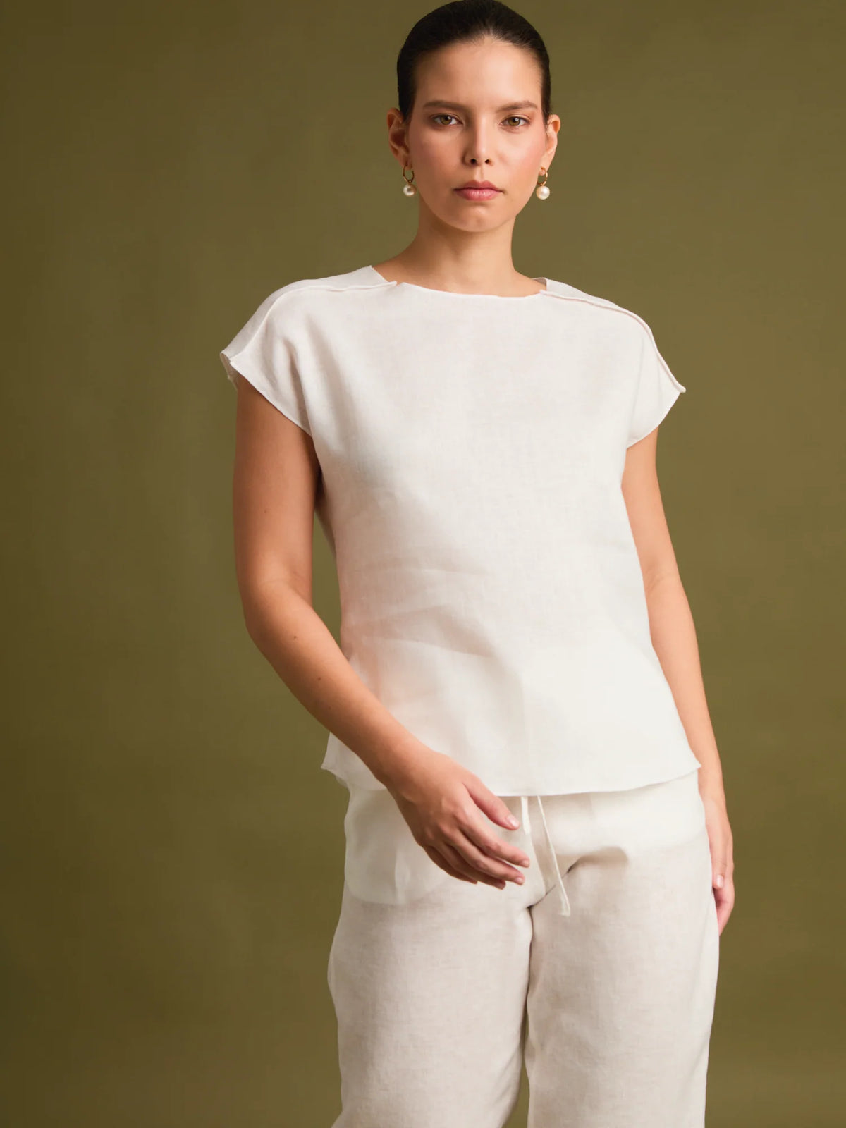 Escape White Blouse