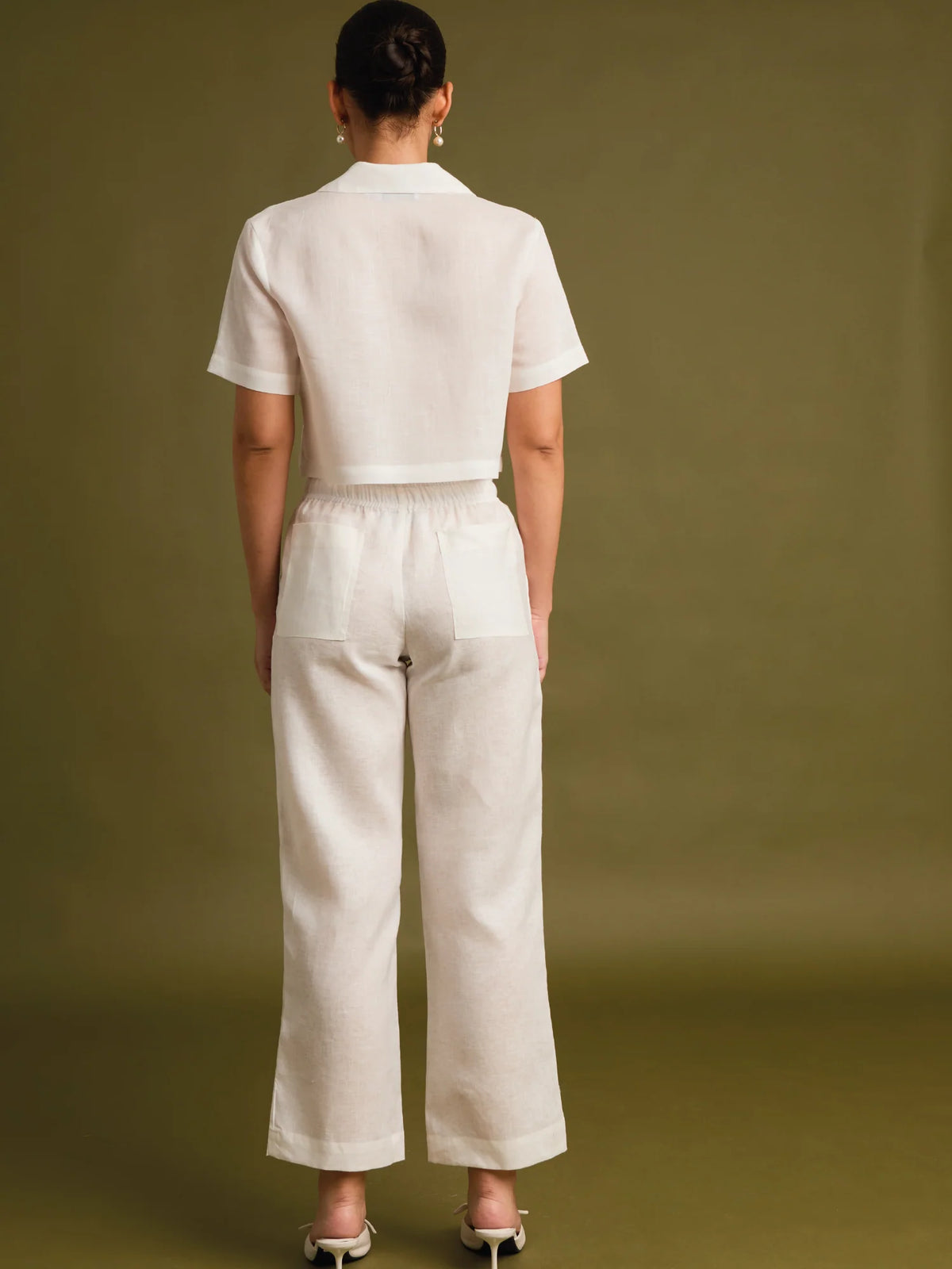 Dinara White Pants