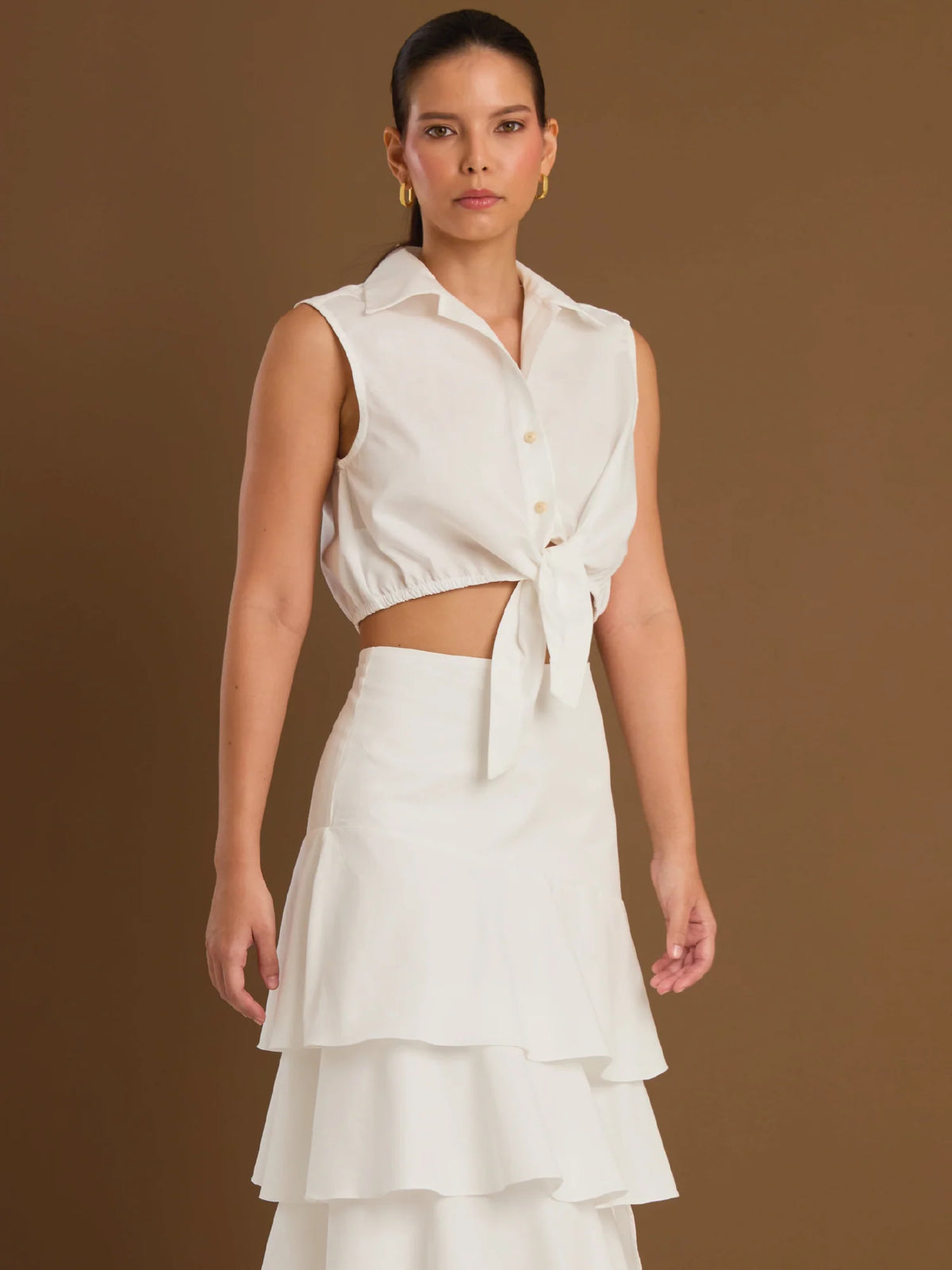 Perugia White Blouse