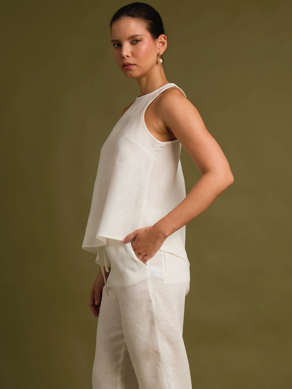Dinara White Blouse