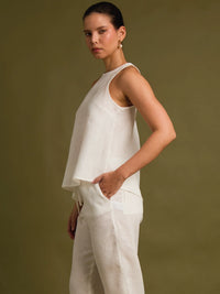 Dinara White Blouse